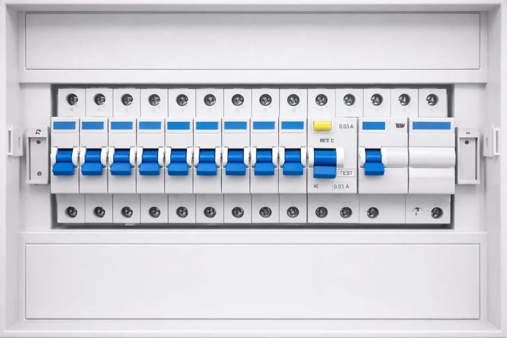 zabezpieczona instalacja elektryczna